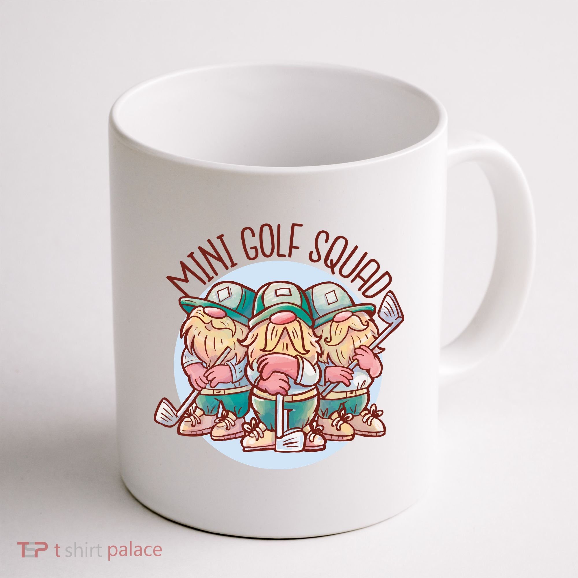 Gnomes Mini Golf Squad Coffee Mug