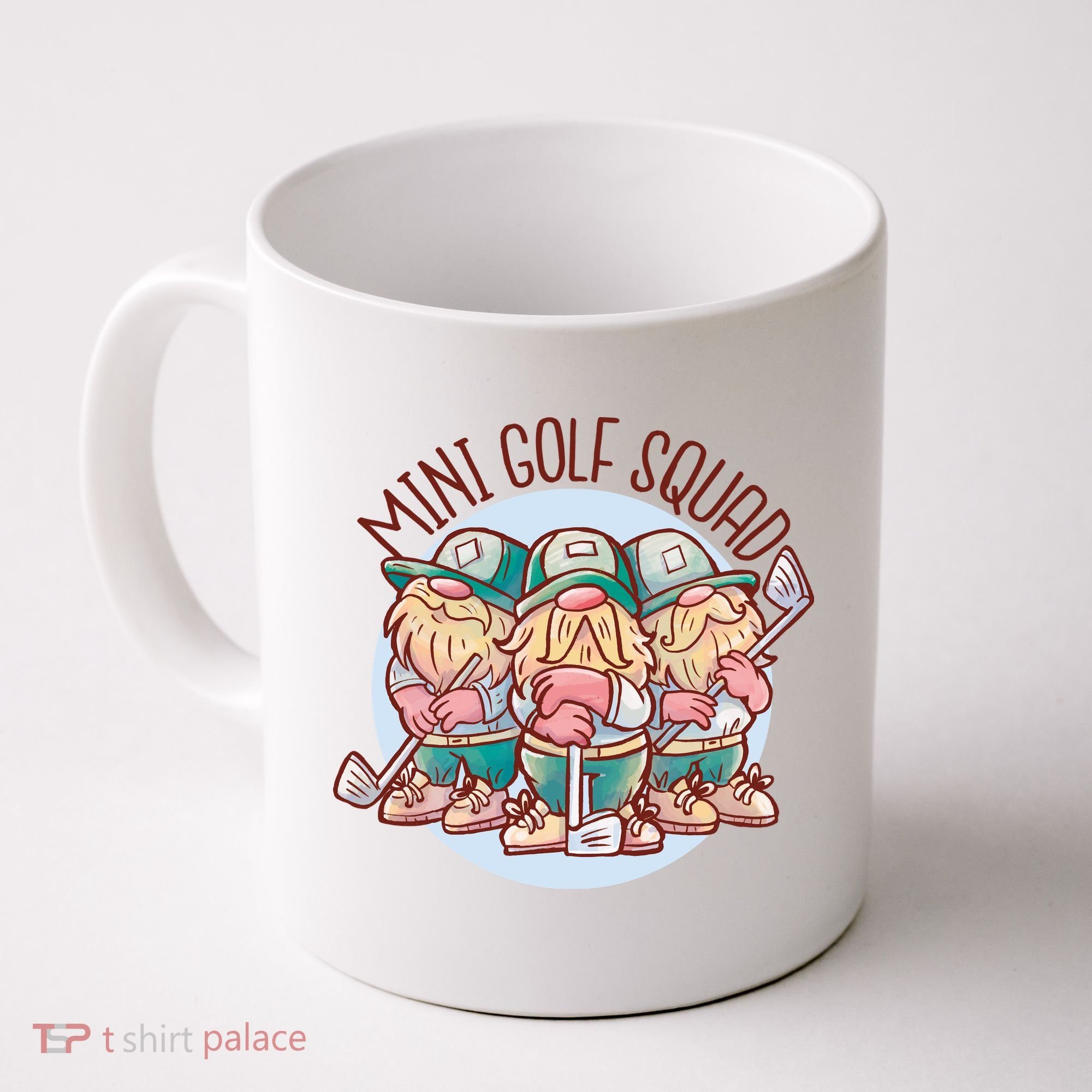 Gnomes Mini Golf Squad Coffee Mug
