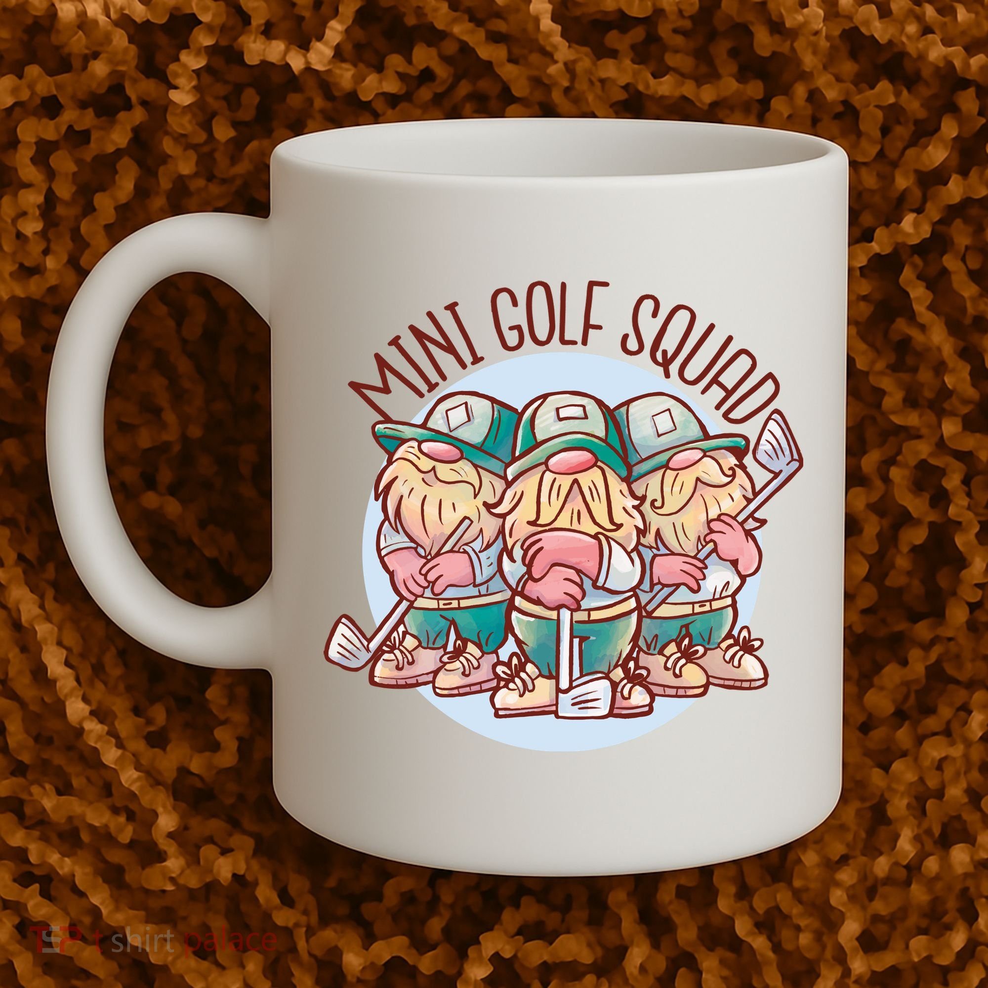 Gnomes Mini Golf Squad Coffee Mug