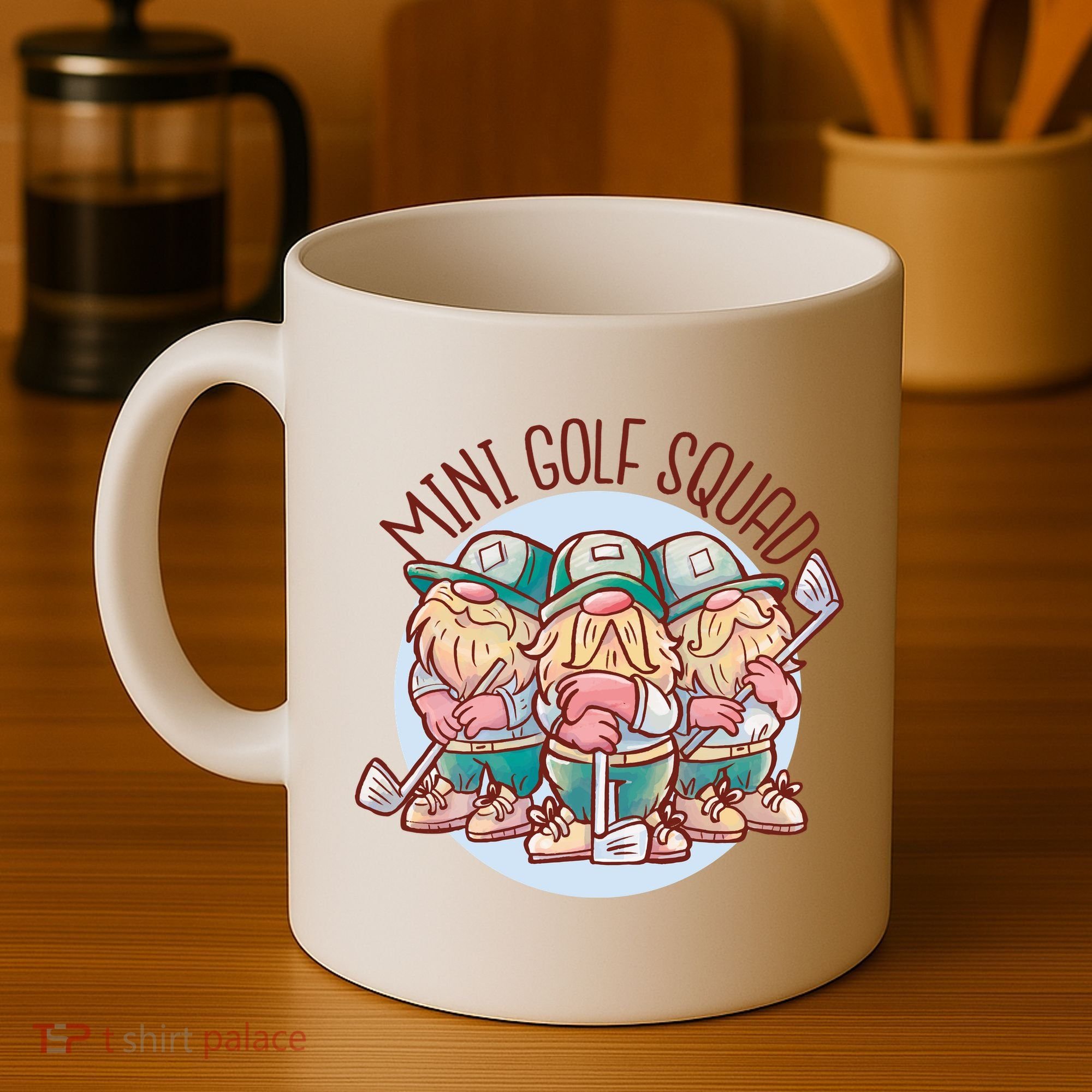 Gnomes Mini Golf Squad Coffee Mug