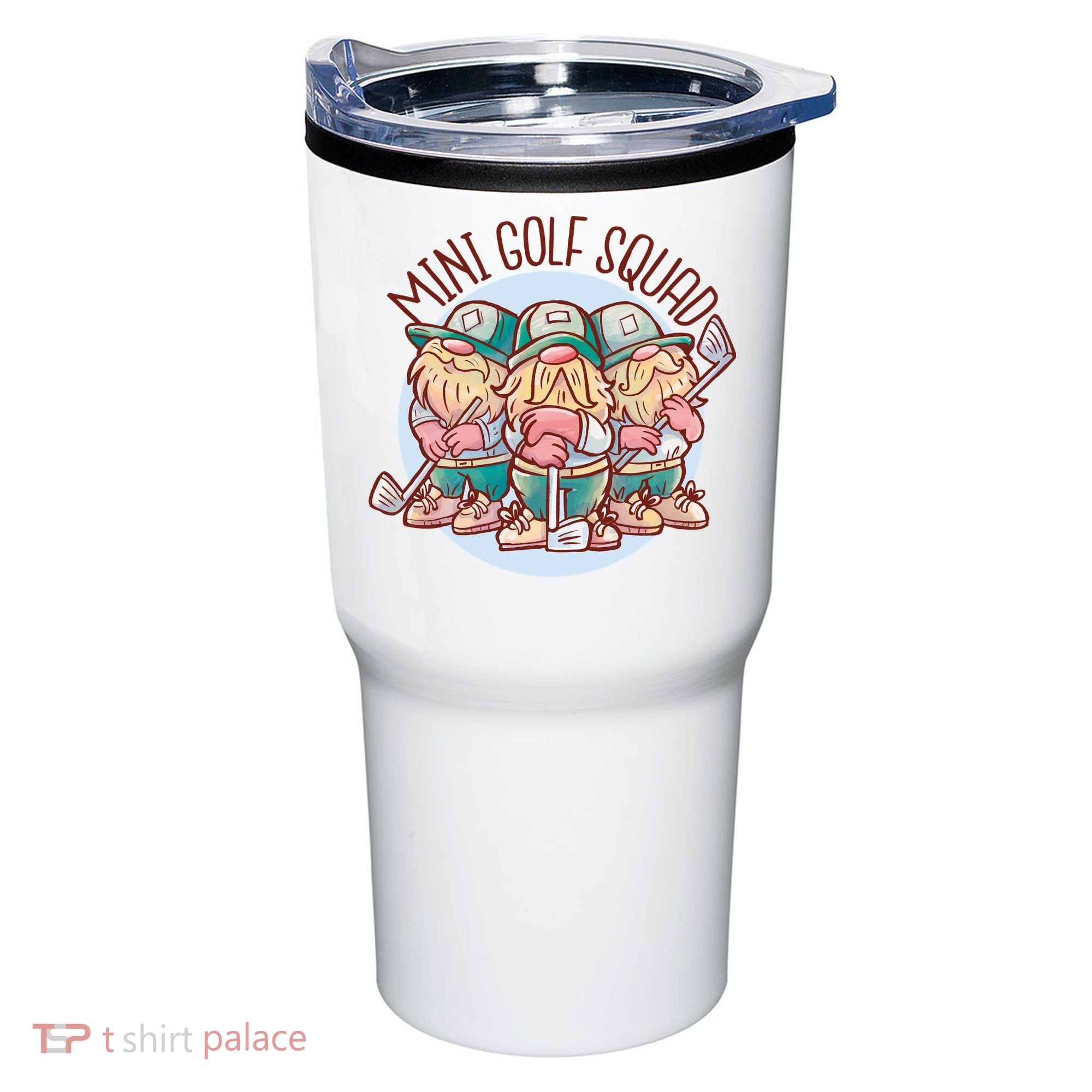 Gnomes Mini Golf Squad Tumbler