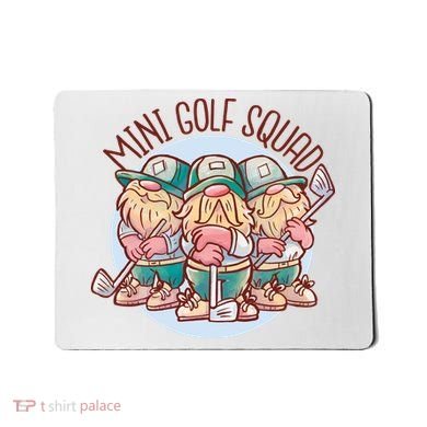 Gnomes Mini Golf Squad Mousepad