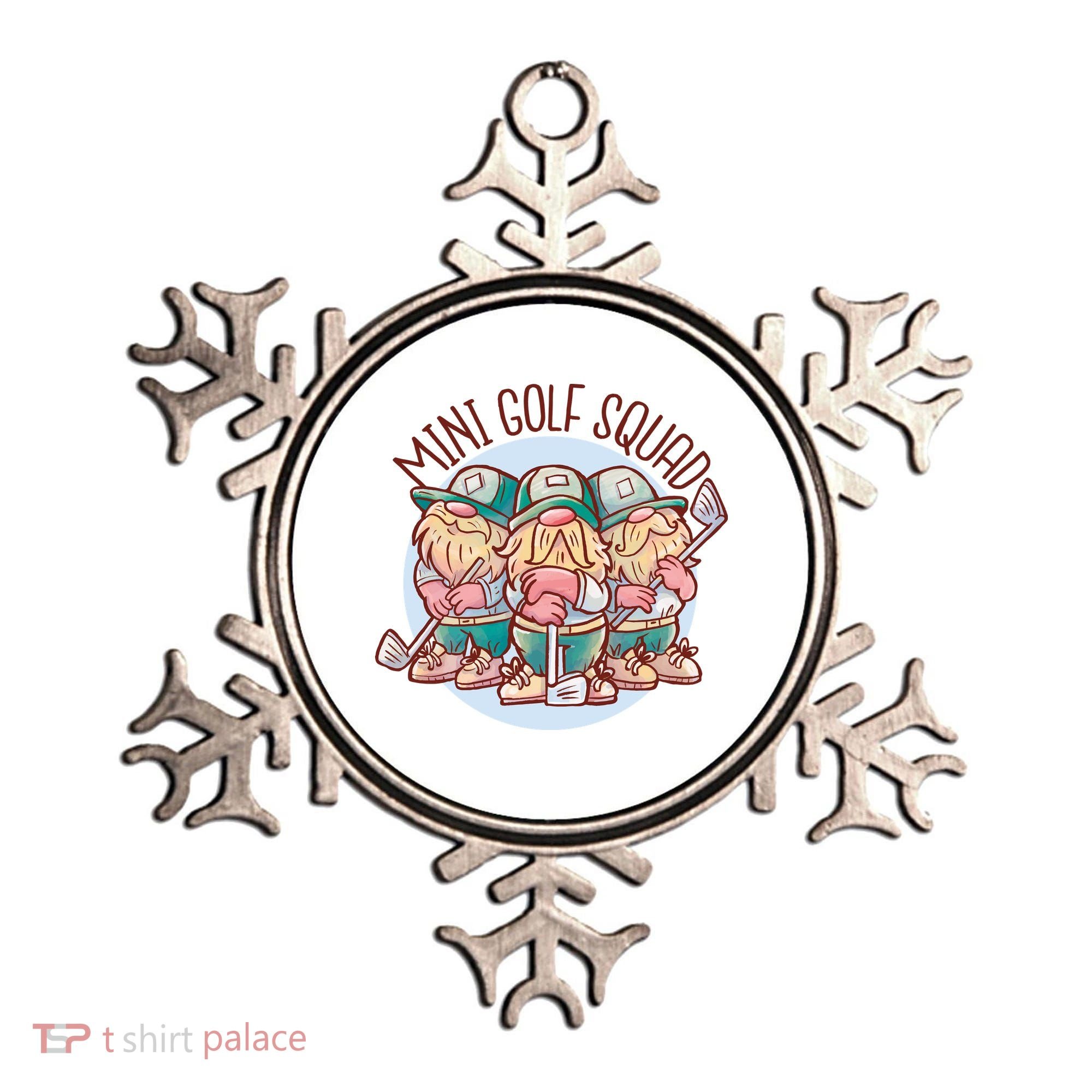 Gnomes Mini Golf Squad Ornament
