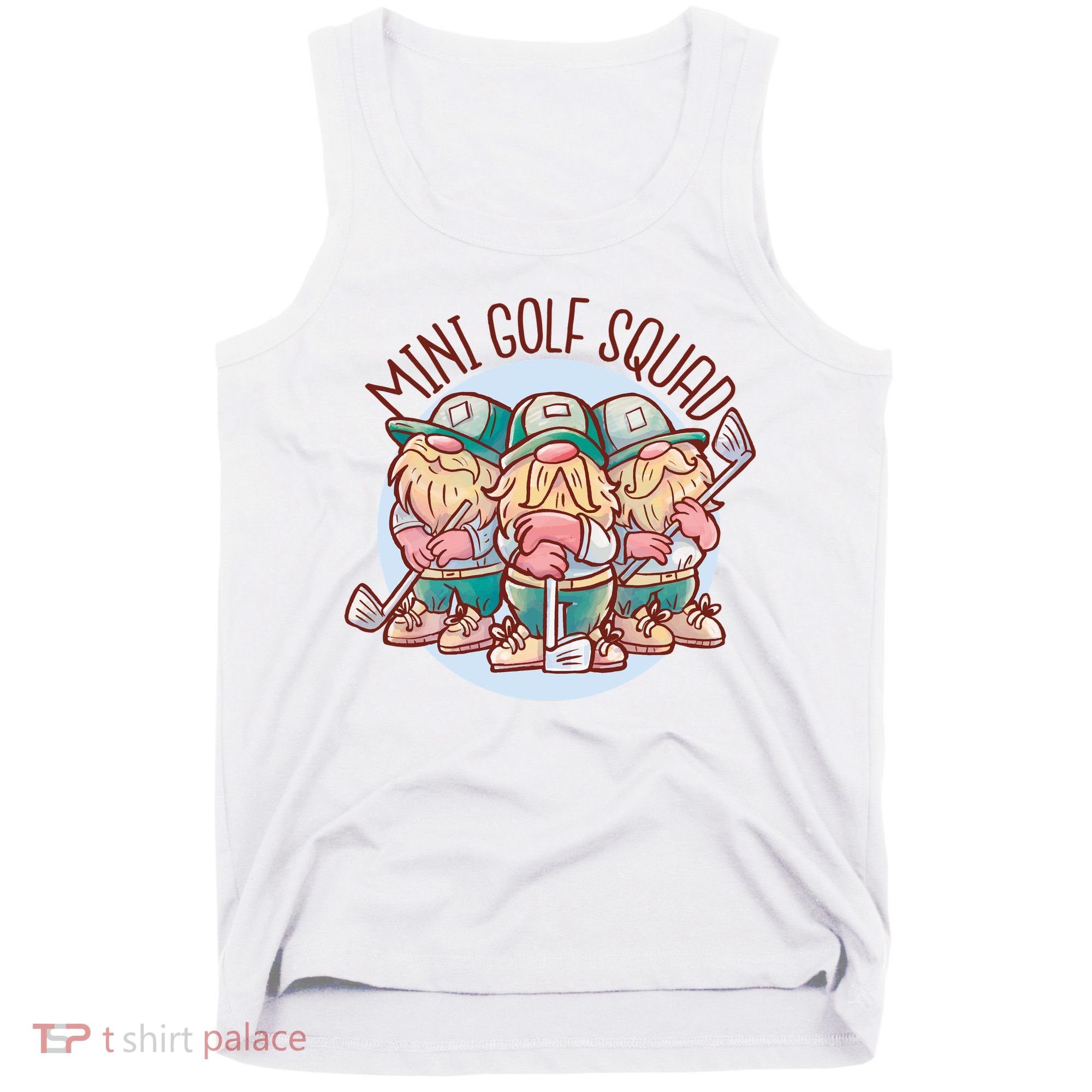 Gnomes Mini Golf Squad Tank Top