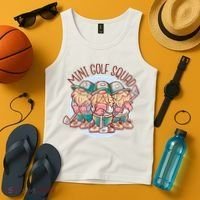 Gnomes Mini Golf Squad Tank Top thumb 4