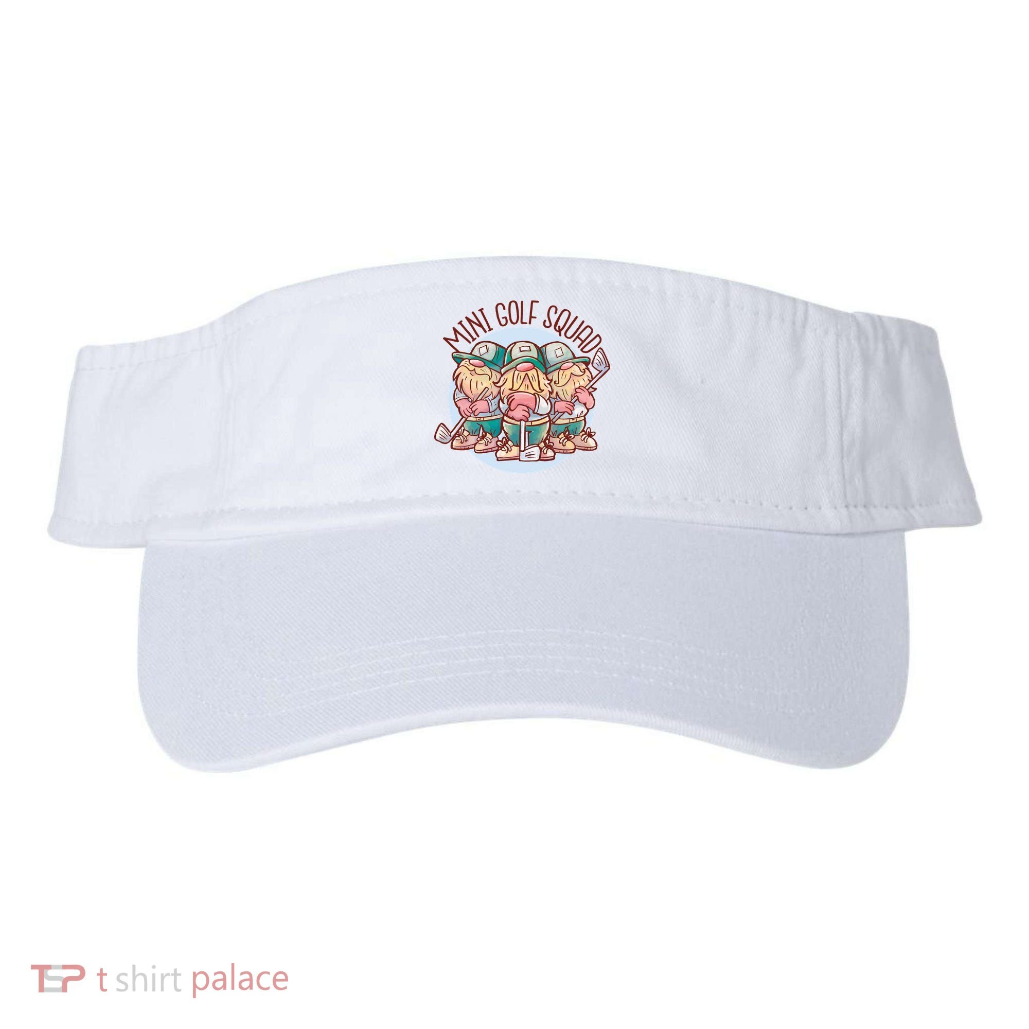 Gnomes Mini Golf Squad Visor