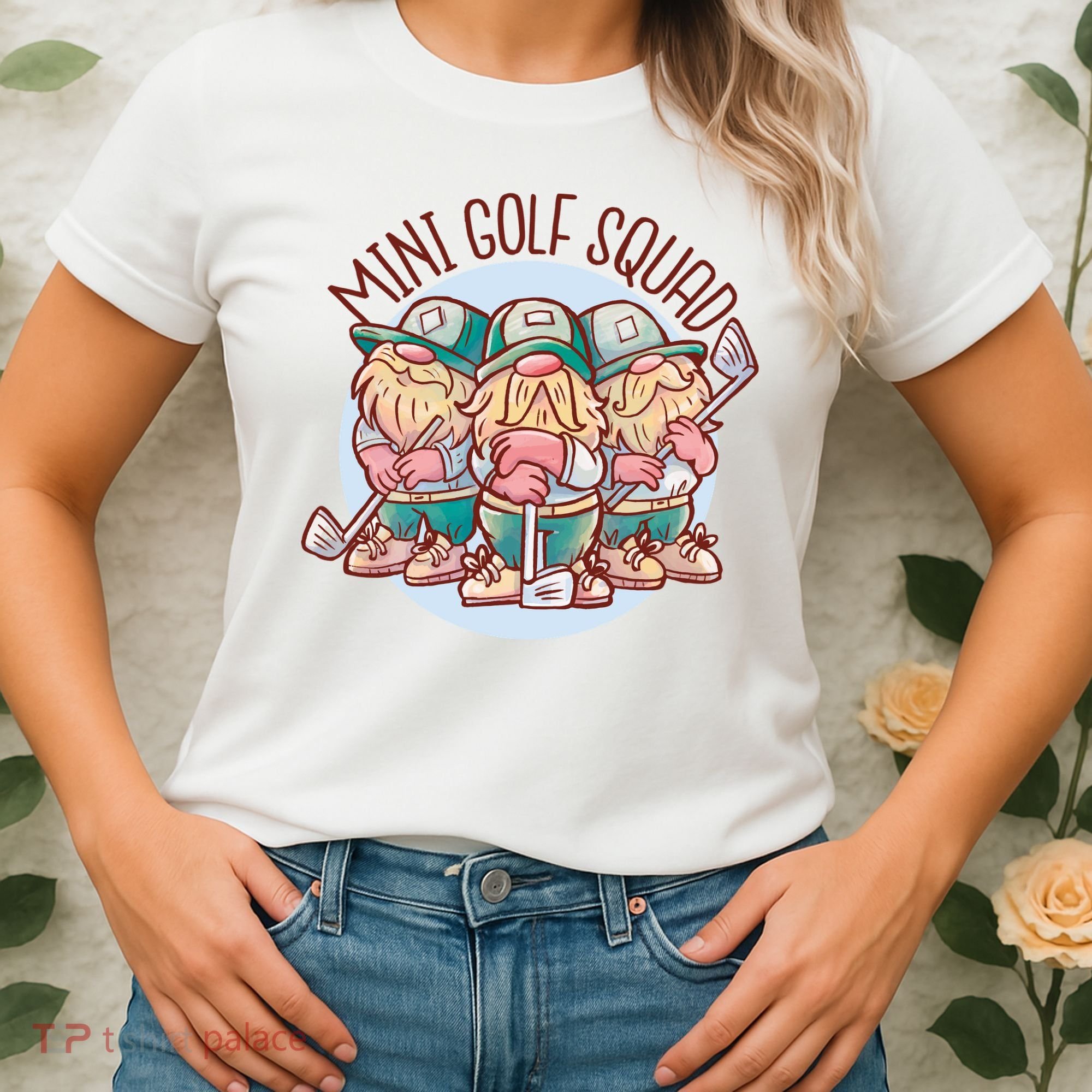 Gnomes Mini Golf Squad Women's T-Shirt