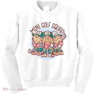 Gnomes Mini Golf Squad Kids Sweatshirt