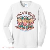 Gnomes Mini Golf Squad Kids Long Sleeve Shirt thumb 0