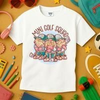 Gnomes Mini Golf Squad Kids T-Shirt thumb 3
