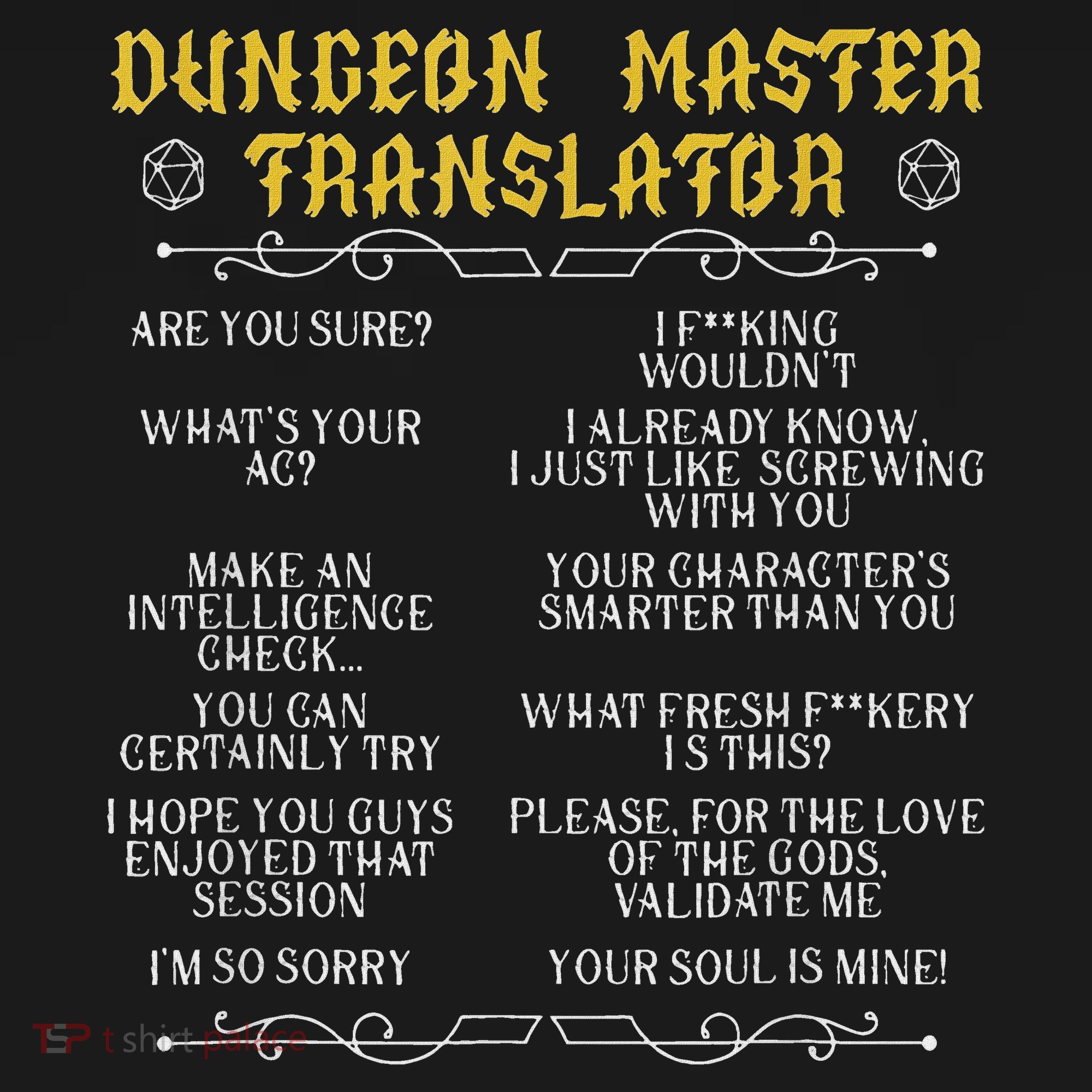 Gaming MasterBoard GameRole Playing GamePlayerDungeon Apron