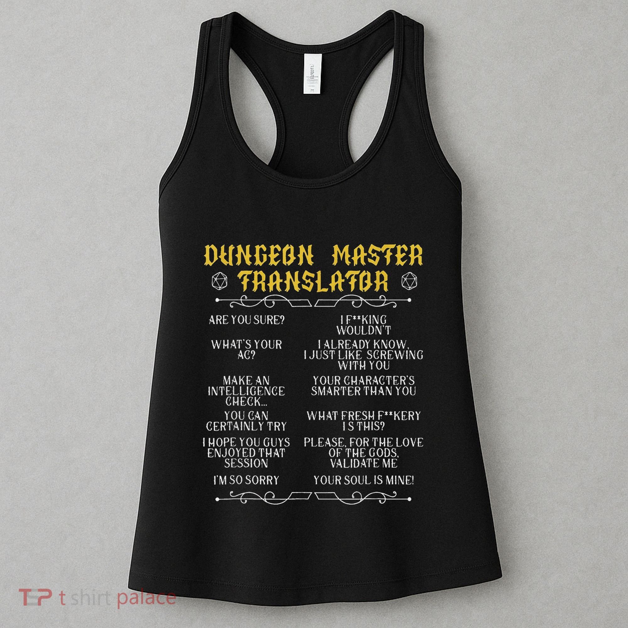 Gaming MasterBoard GameRole Playing GamePlayerDungeon Women's Tank Top