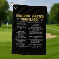 Gaming MasterBoard GameRole Playing GamePlayerDungeon Golf Towel thumb 1