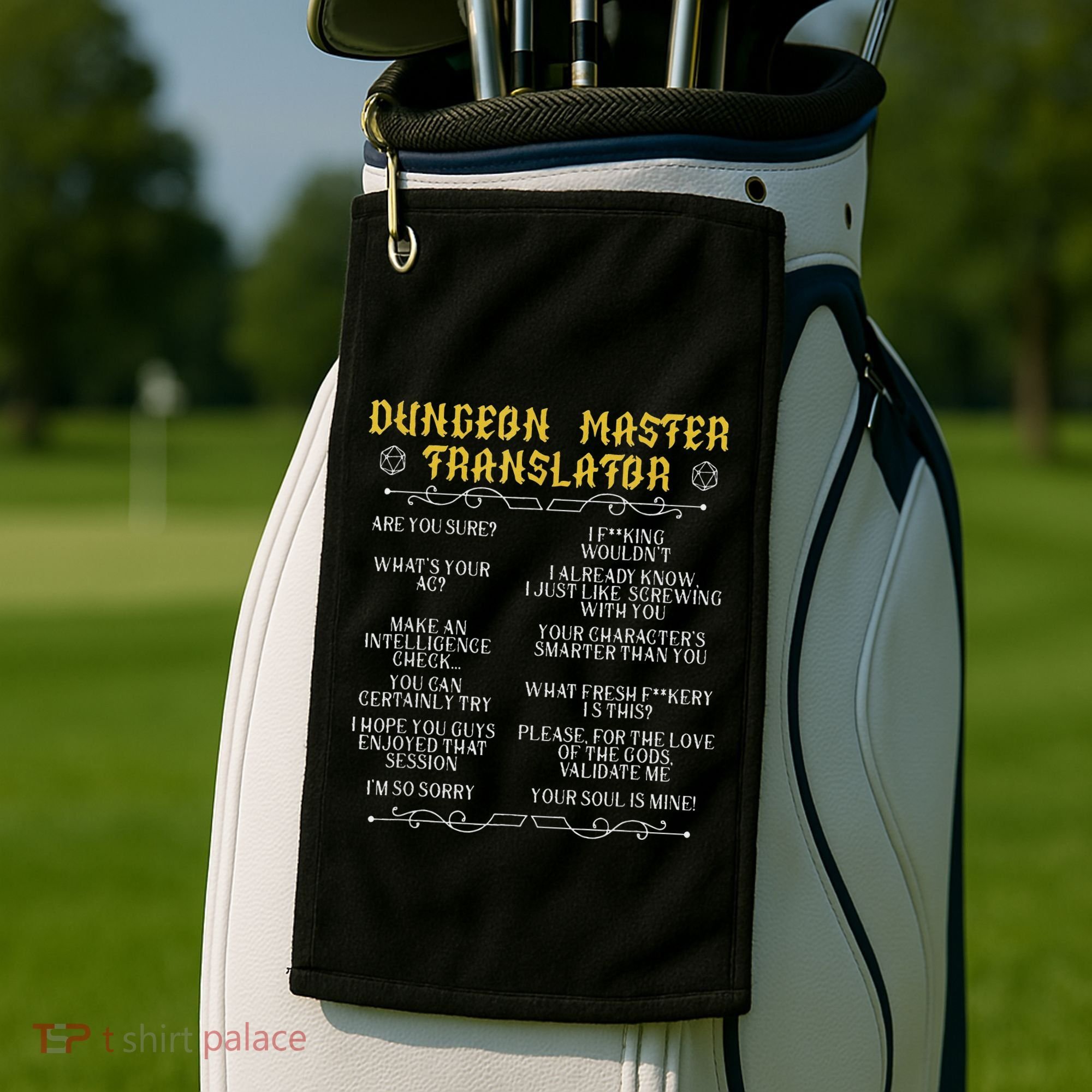 Gaming MasterBoard GameRole Playing GamePlayerDungeon Golf Towel