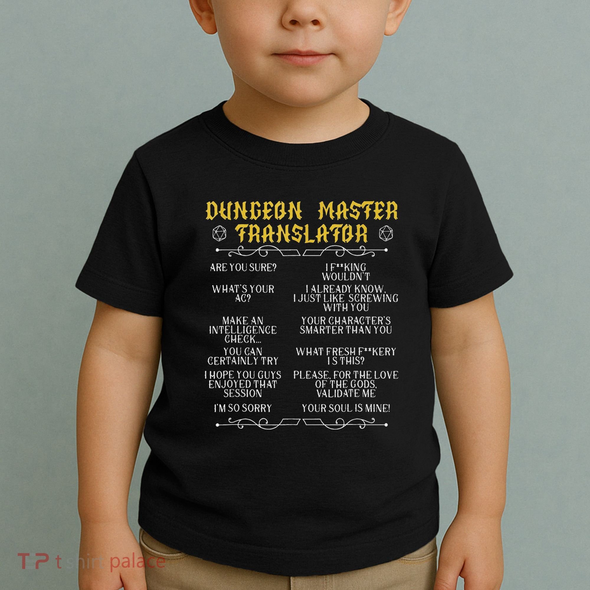 Gaming MasterBoard GameRole Playing GamePlayerDungeon Toddler T-Shirt