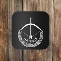 Greek Mythology Gift Ancient Greece Lovers Of Artemis Coaster thumb 0