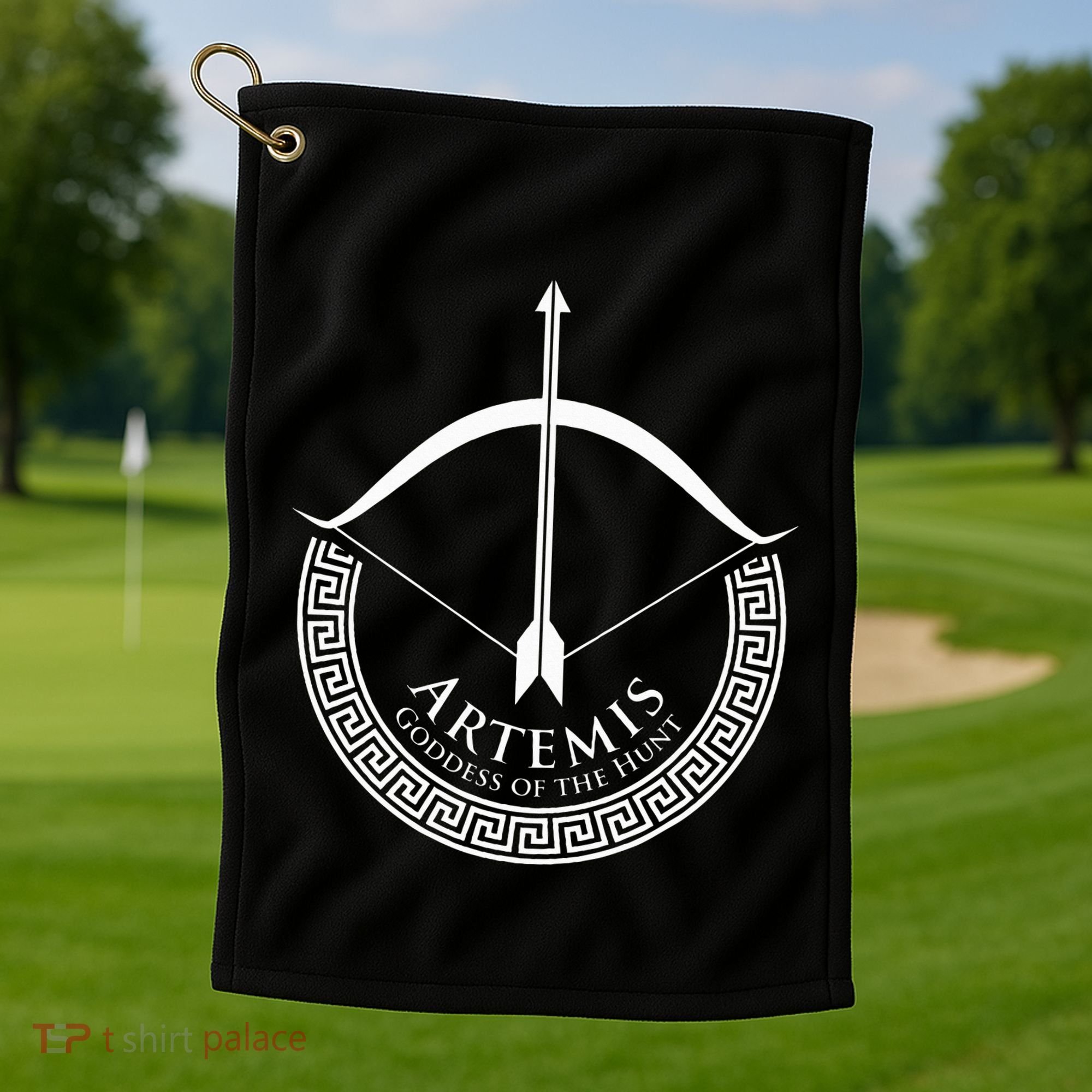 Greek Mythology Gift Ancient Greece Lovers Of Artemis Golf Towel