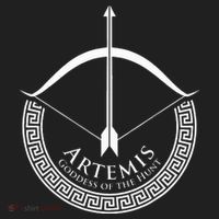 Greek Mythology Gift Ancient Greece Lovers Of Artemis Golf Towel thumb 3