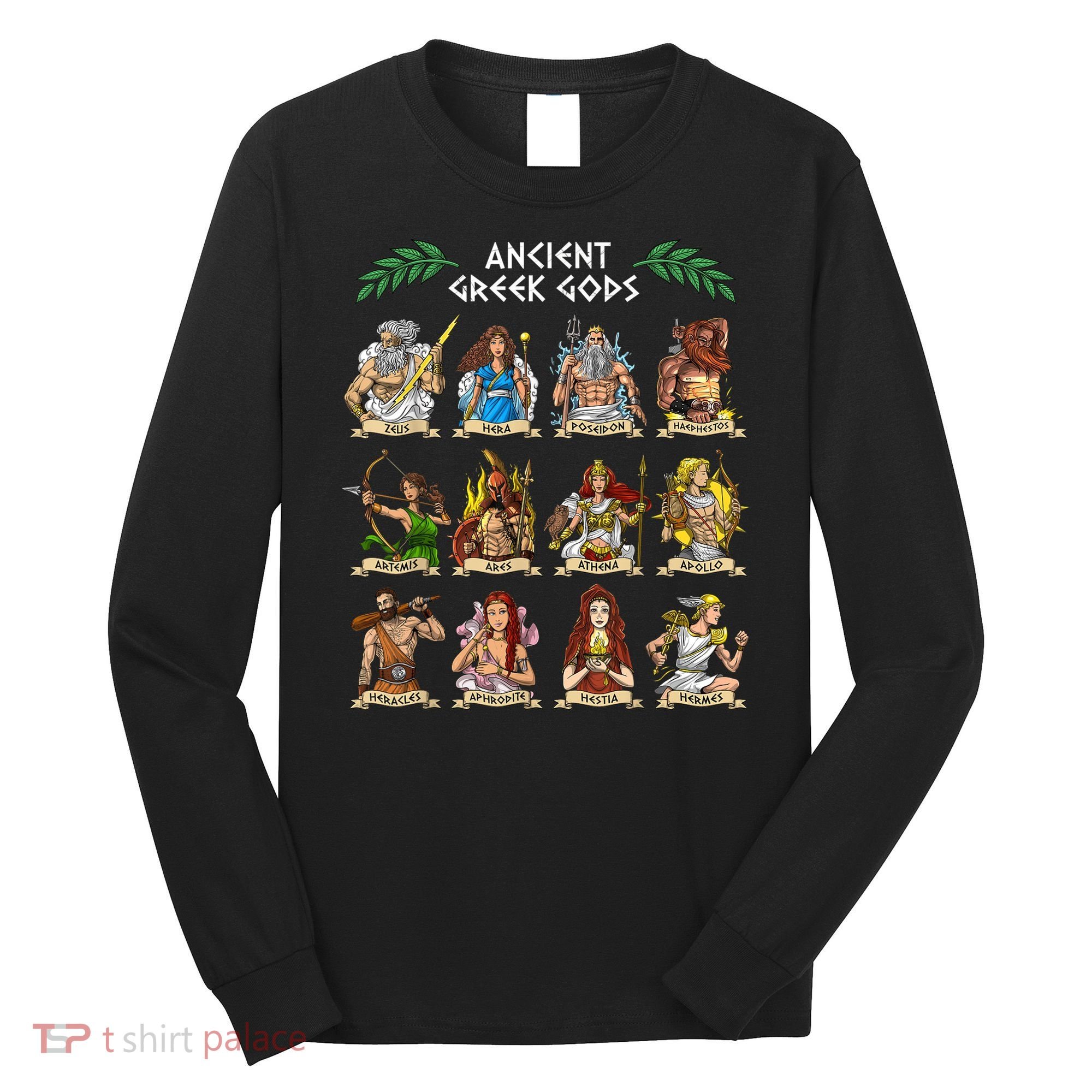 Greek Mythology Gods Ancient Greece Long Sleeve Shirt