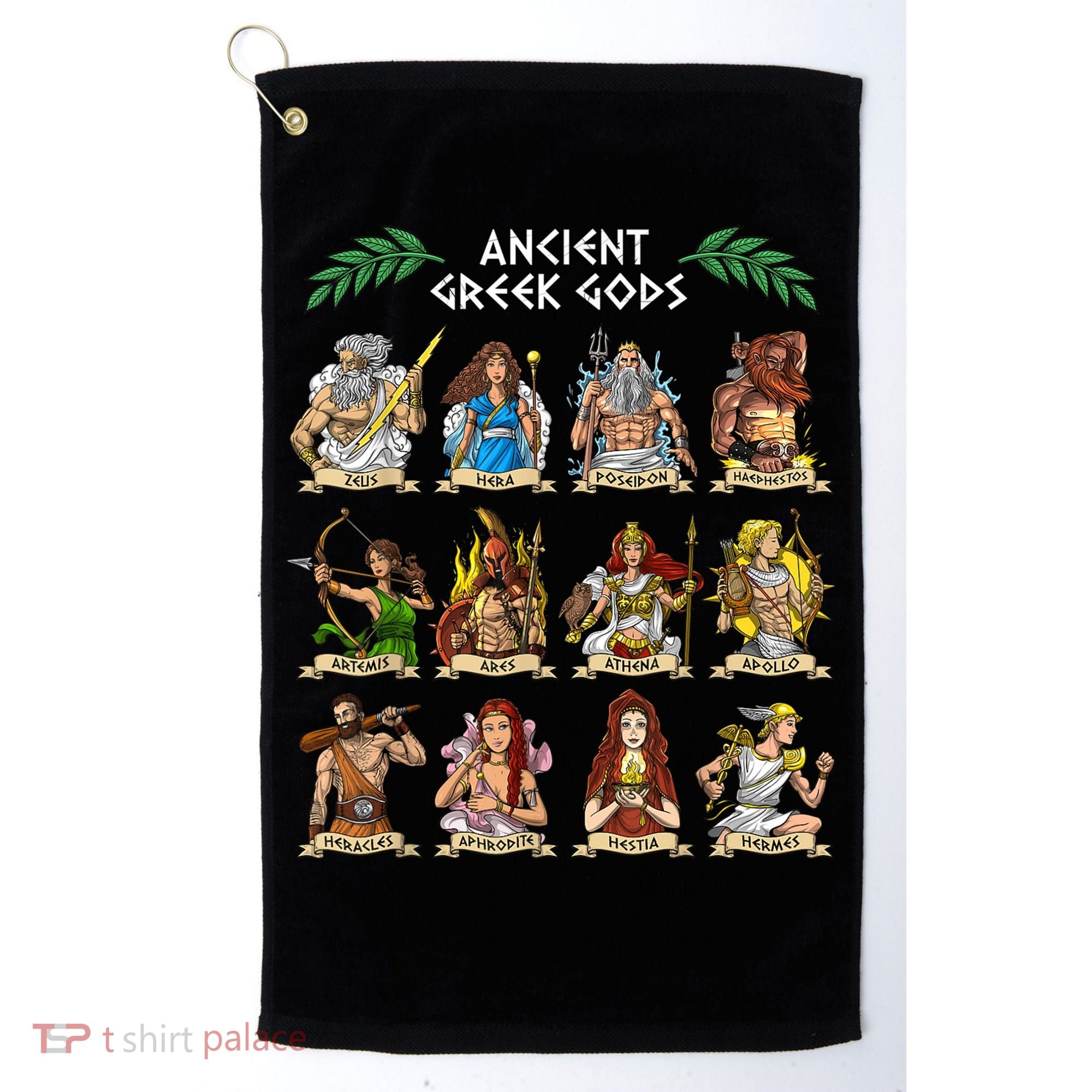 Greek Mythology Gods Ancient Greece Golf Towel