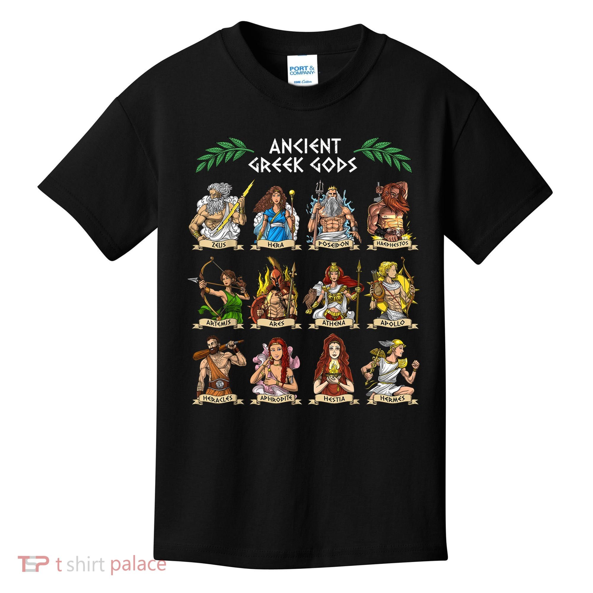 Greek Mythology Gods Ancient Greece Kids T-Shirt