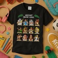 Greek Mythology Gods Ancient Greece Kids T-Shirt thumb 3