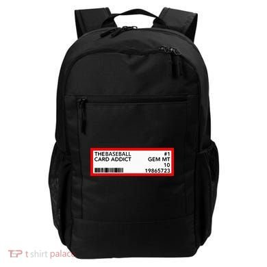 Gem Mint Graded Baseball Card Addict Grade Backpack