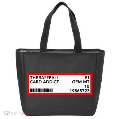 Gem Mint Graded Baseball Card Addict Grade Tote Bag
