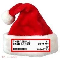 Gem Mint Graded Baseball Card Addict Grade Santa Hat thumb 0