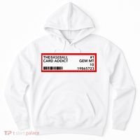 Gem Mint Graded Baseball Card Addict Grade Hoodie thumb 0