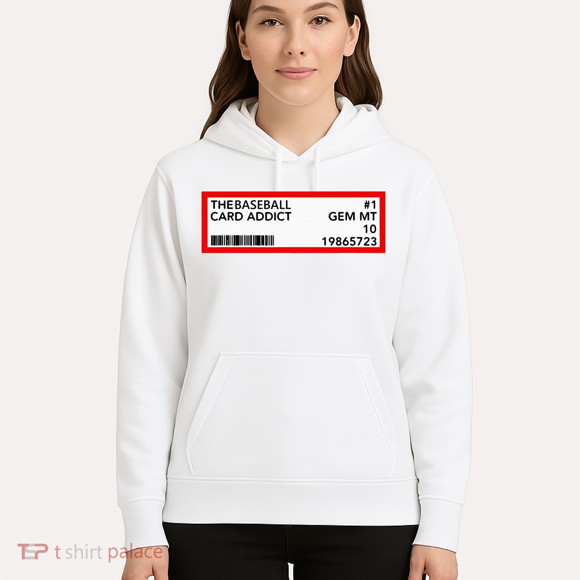 Gem Mint Graded Baseball Card Addict Grade Hoodie