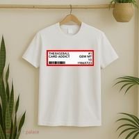 Gem Mint Graded Baseball Card Addict Grade T-Shirt thumb 2