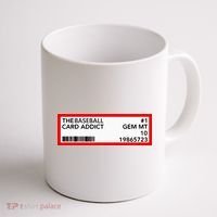 Gem Mint Graded Baseball Card Addict Grade Coffee Mug thumb 1