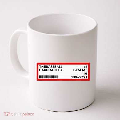 Gem Mint Graded Baseball Card Addict Grade Coffee Mug