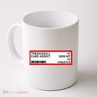 Gem Mint Graded Baseball Card Addict Grade Coffee Mug thumb 0