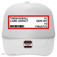 Gem Mint Graded Baseball Card Addict Grade Hat thumb 0