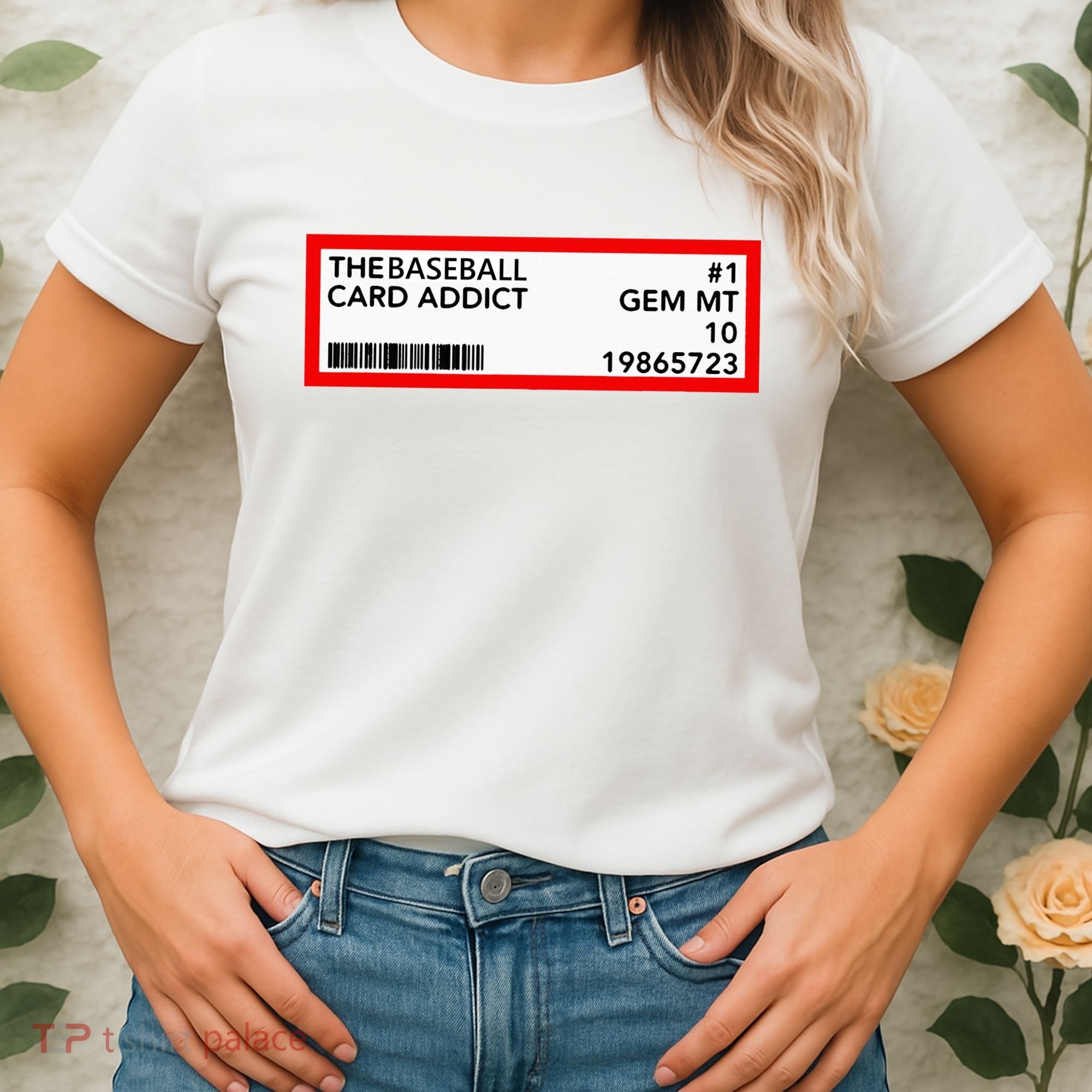Gem Mint Graded Baseball Card Addict Grade Women's T-Shirt