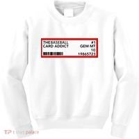 Gem Mint Graded Baseball Card Addict Grade Kids Sweatshirt thumb 0