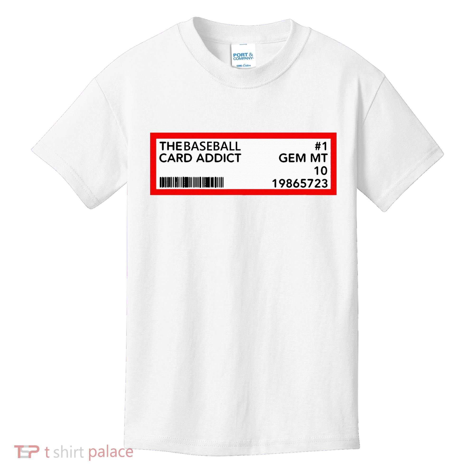 Gem Mint Graded Baseball Card Addict Grade Kids T-Shirt