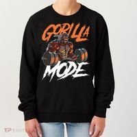 Gorilla Mode Gym Beast Workout Weights Lifting Power Gift Women's Sweatshirt thumb 0