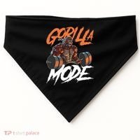 Gorilla Mode Gym Beast Workout Weights Lifting Power Gift USA-Made Doggie Bandana thumb 0