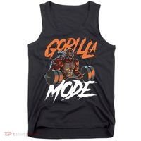 Gorilla Mode Gym Beast Workout Weights Lifting Power Gift Tank Top thumb 0