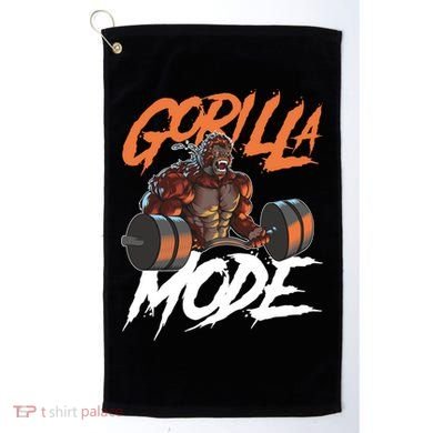 Gorilla Mode Gym Beast Workout Weights Lifting Power Gift Golf Towel