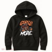 Gorilla Mode Gym Beast Workout Weights Lifting Power Gift Kids Hoodie thumb 0