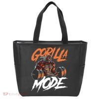 Gorilla Mode Gym Beast Workout Weights Lifting Power Gift Tote Bag thumb 0