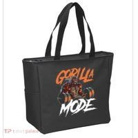 Gorilla Mode Gym Beast Workout Weights Lifting Power Gift Tote Bag thumb 2