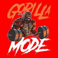 Gorilla Mode Gym Beast Workout Weights Lifting Power Gift Santa Hat thumb 1