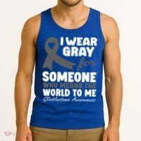 Glioblastoma Multiforme Gbm Advocate Astrocytoma Brain Tumor Gift Tank Top thumb 3