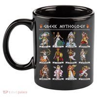Greek Mythology Gods Ancient Greece 11oz C Handle Ceramic Mug thumb 2