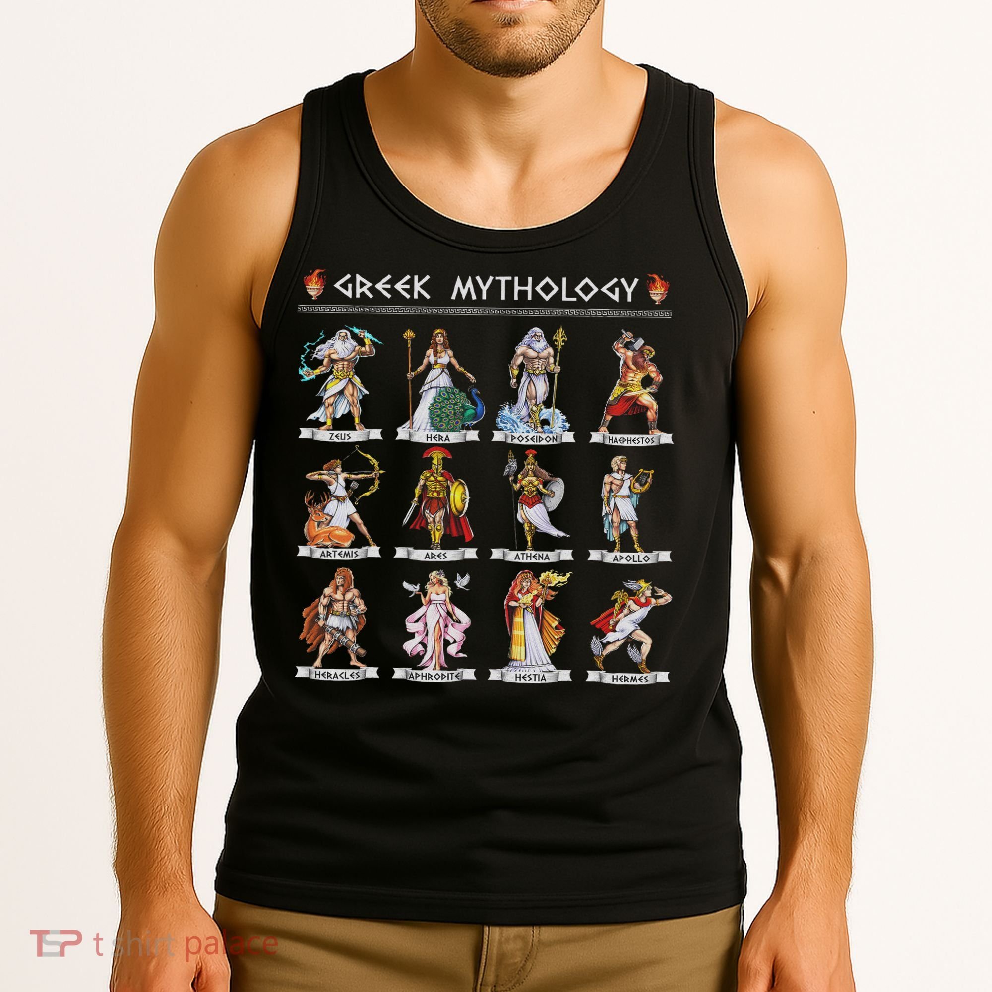Greek Mythology Gods Ancient Greece Tank Top